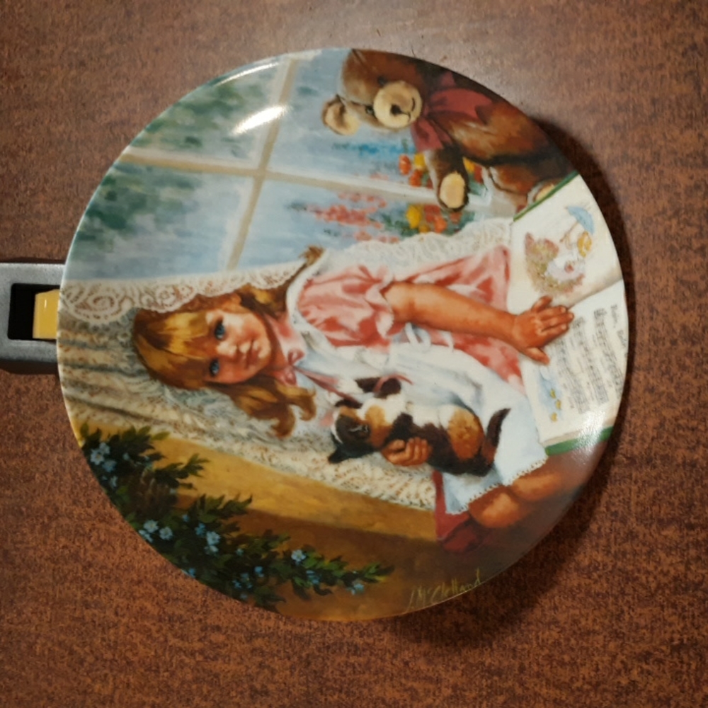 Reco Rain Rain Go Away Bradford exchange Collector plate (SKU AB5)